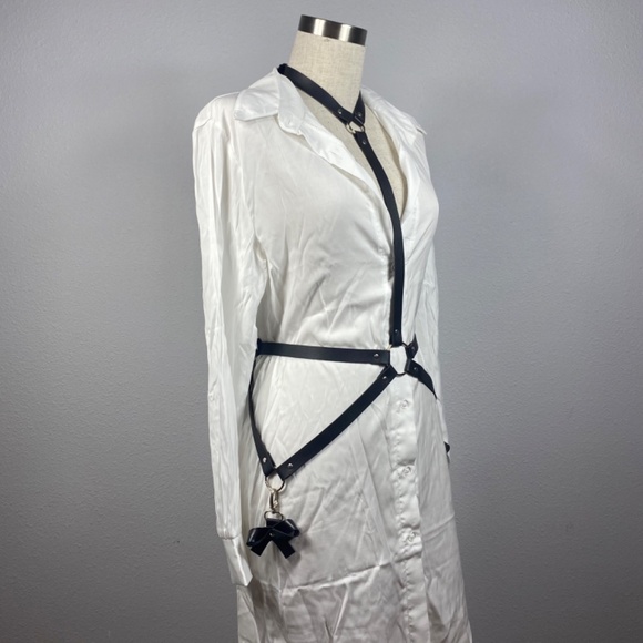 Bow Decor Leather Body Harness - Picture 4 of 12